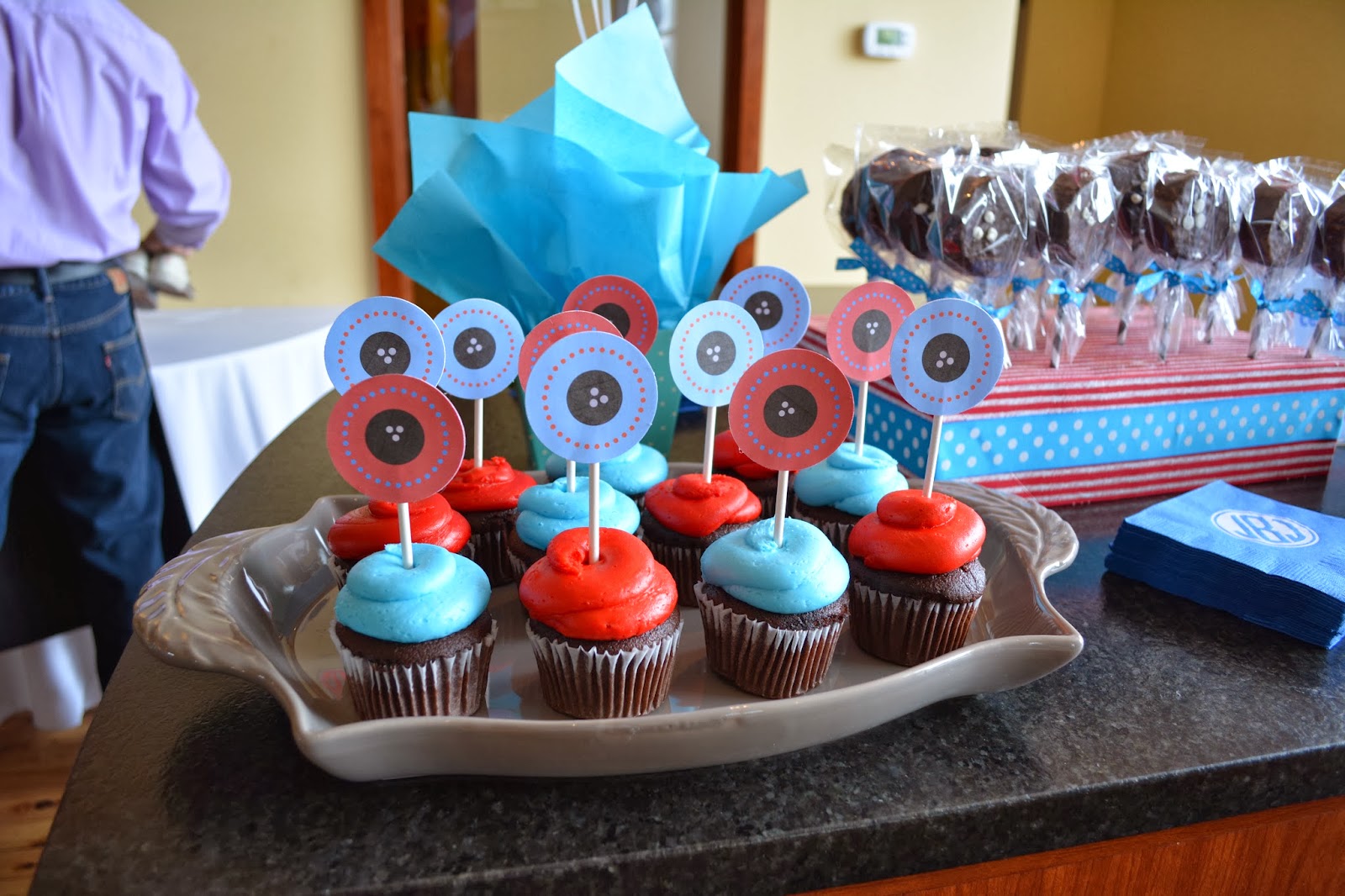 Monograms 'n Mud Family Friday {Pinstripes Party}