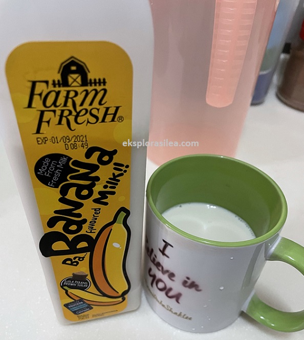 susu pisang farm fresh sedap