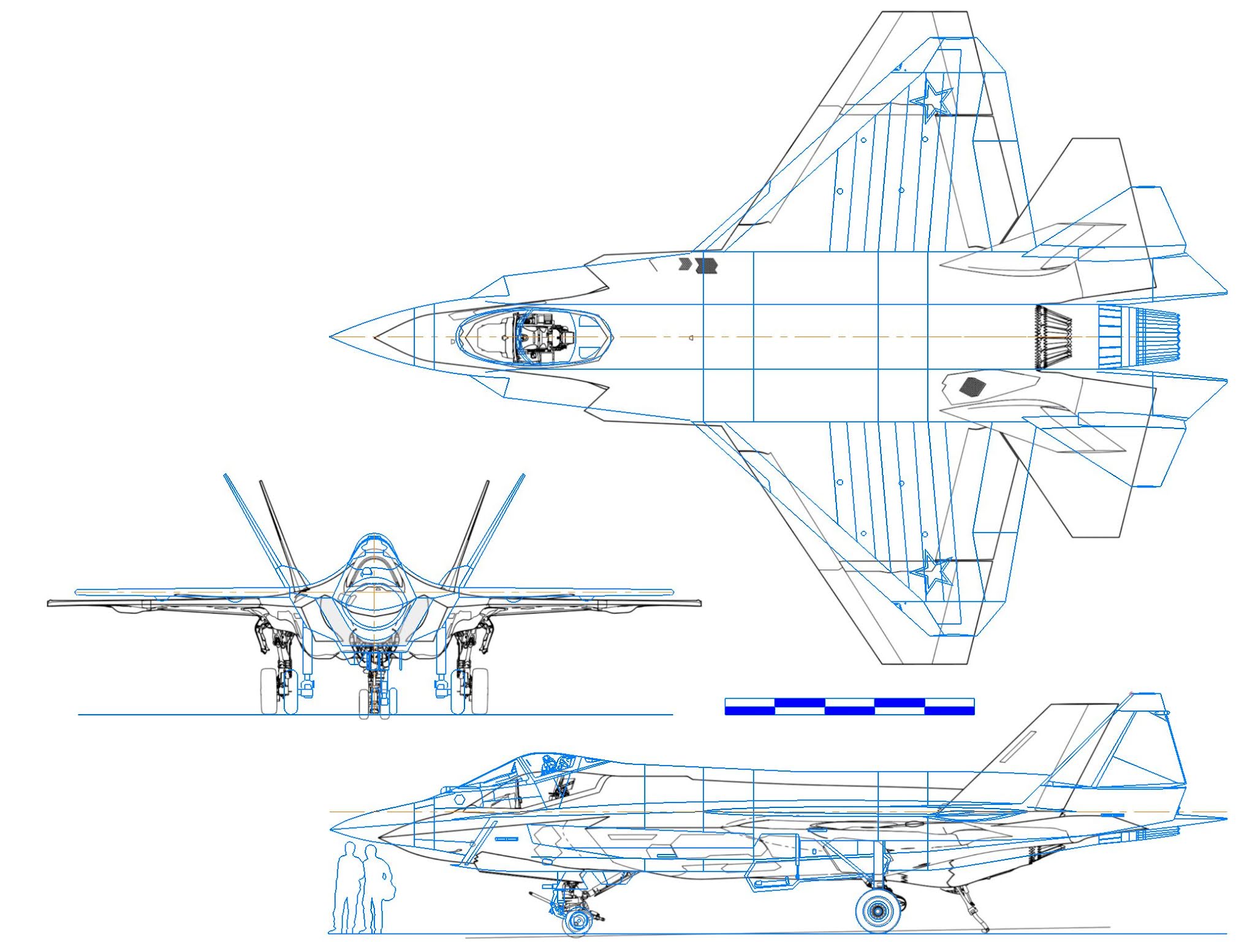 Су 57 чертеж