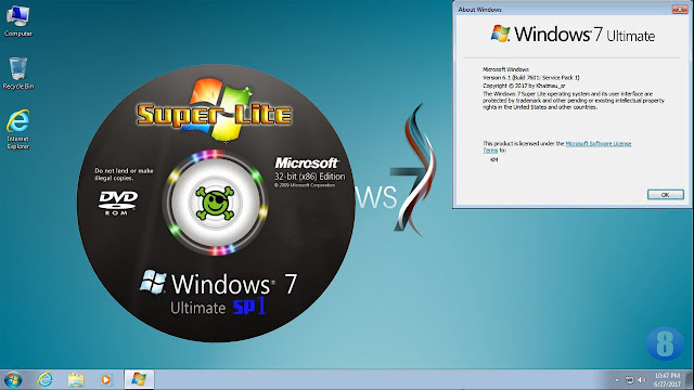Télécharger Windows 7 Super Lite Edition Iso avril 2019 gratuit