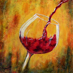 wine wall painting acrylic paintings fine modern abstract reading compound janecka barbara alzheimer resveratrol found techniques cool memory contemporary paint