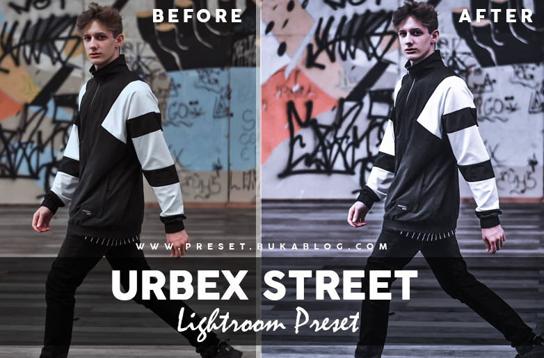 Before After Using Urbex Street Lightroom Preset 