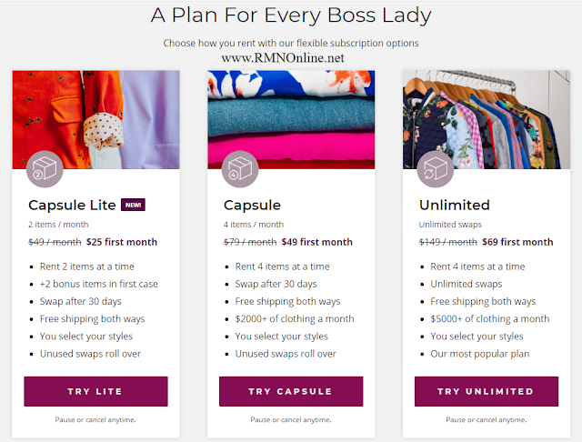 A Plan for Every Boss Lady. Choose How You Rent With Our Flexible Subscription Options. RMNOnline Fashion A Plan for Every Boss Lady. Choose How You Rent With Our Flexible Subscription Options. RMNOnline Fashion