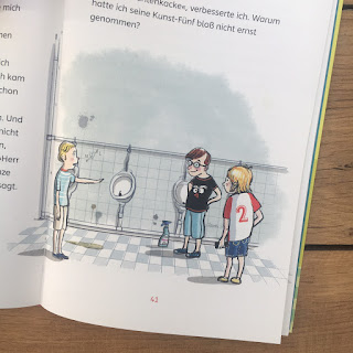 „Mattis und die Sache mit den Schulklos“ von Silke Schlichtmann, illustriert von Maja Bohn, erschienen im Hanser Verlag, Rezension auf Kinderbuchblog Familienbücherei
