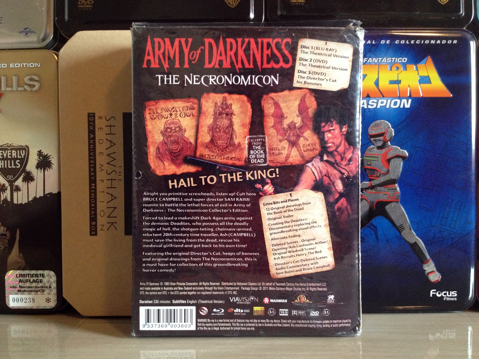 LUZ, CÂMERA, COLEÇÃO Army of Darkness The Necronomicon (The Book of