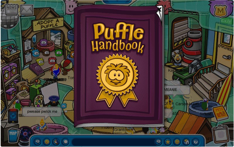 grantovich in clubpenguin puffle handbook