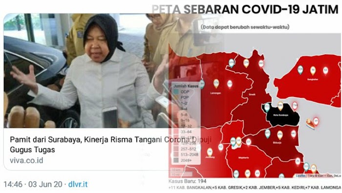 Penanganan Corona Dipuji, Tapi Kok Surabaya Masuk Zona Hitam?
