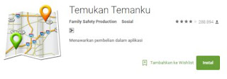 Aplikasi Temukan Temanku Aplikasi yang berfungsi untuk melacak lokasi teman