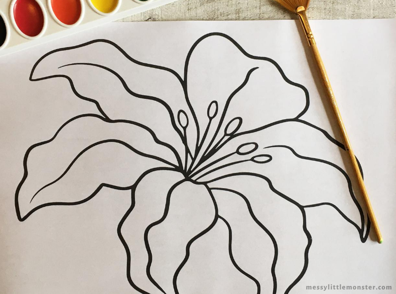 O'Keeffe Inspired Flower Project– Page 12– Let's Make Art