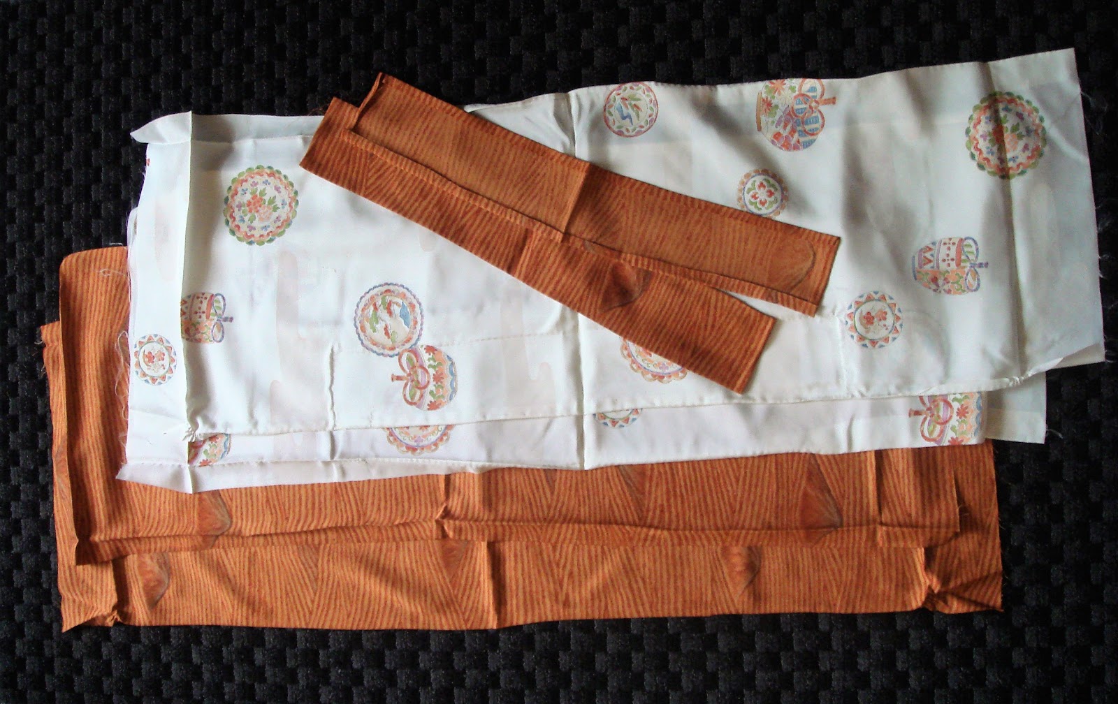 羽織の袖をリメイク用に下処理する｜古い羽織から その２|50代60代の