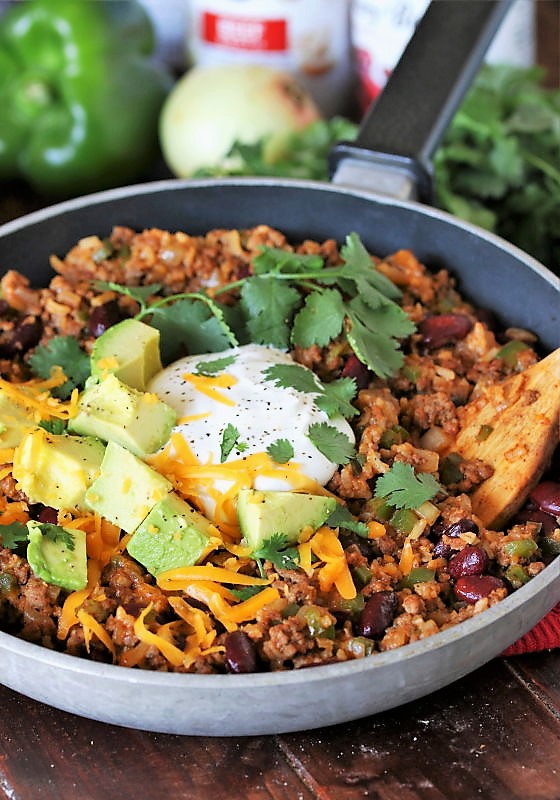 Ground Beef Burrito Bowl Skillet The Kitchen is My Playground