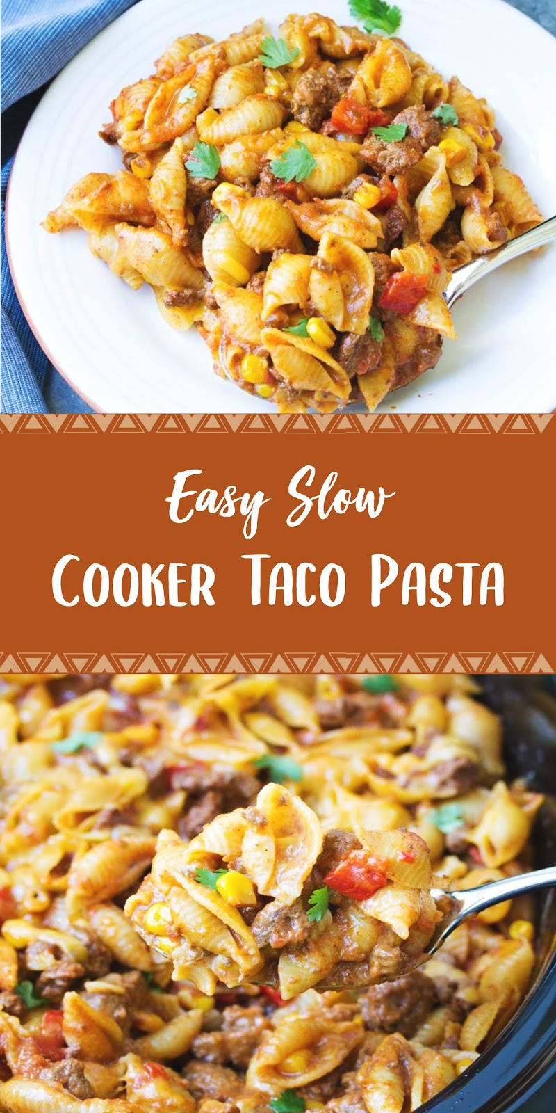 Easy Slow Cooker Taco Pasta - xxx