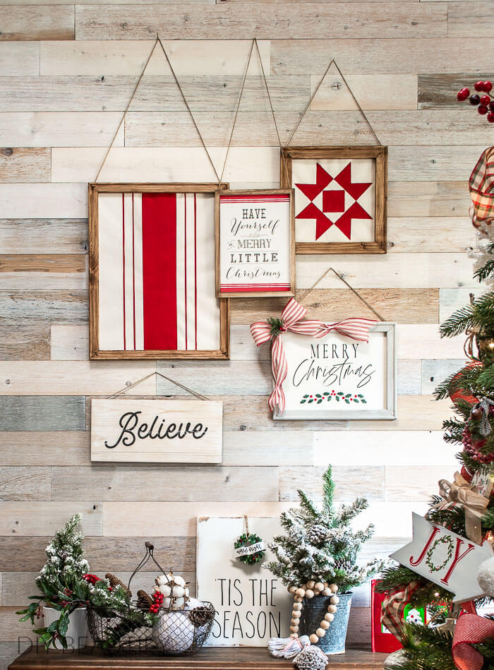 Check Out My Christmas Gallery Wall! - DIY Beautify - Creating Beauty ...