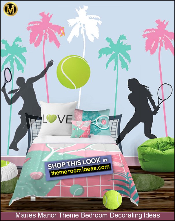 Decorating theme bedrooms Maries Manor girls sports bedroom decor