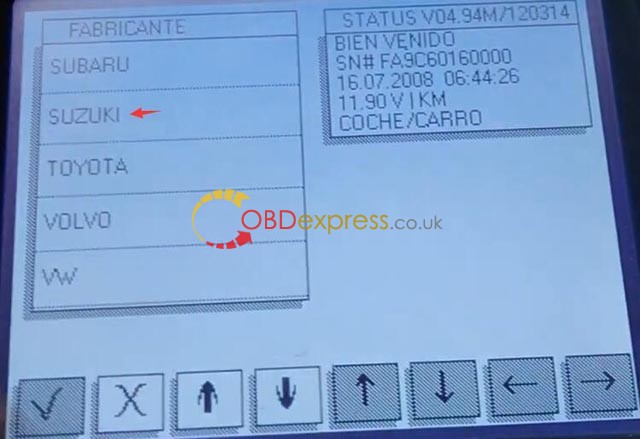 SUZUKI SWIFT Digiprog 3 odometer correction  3