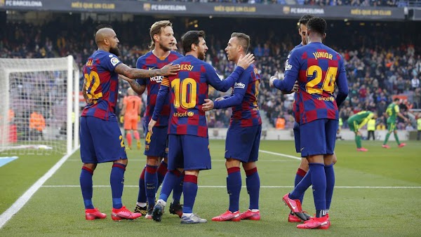 El FC Barcelona golea al Eibar y se pone líder (5-0)