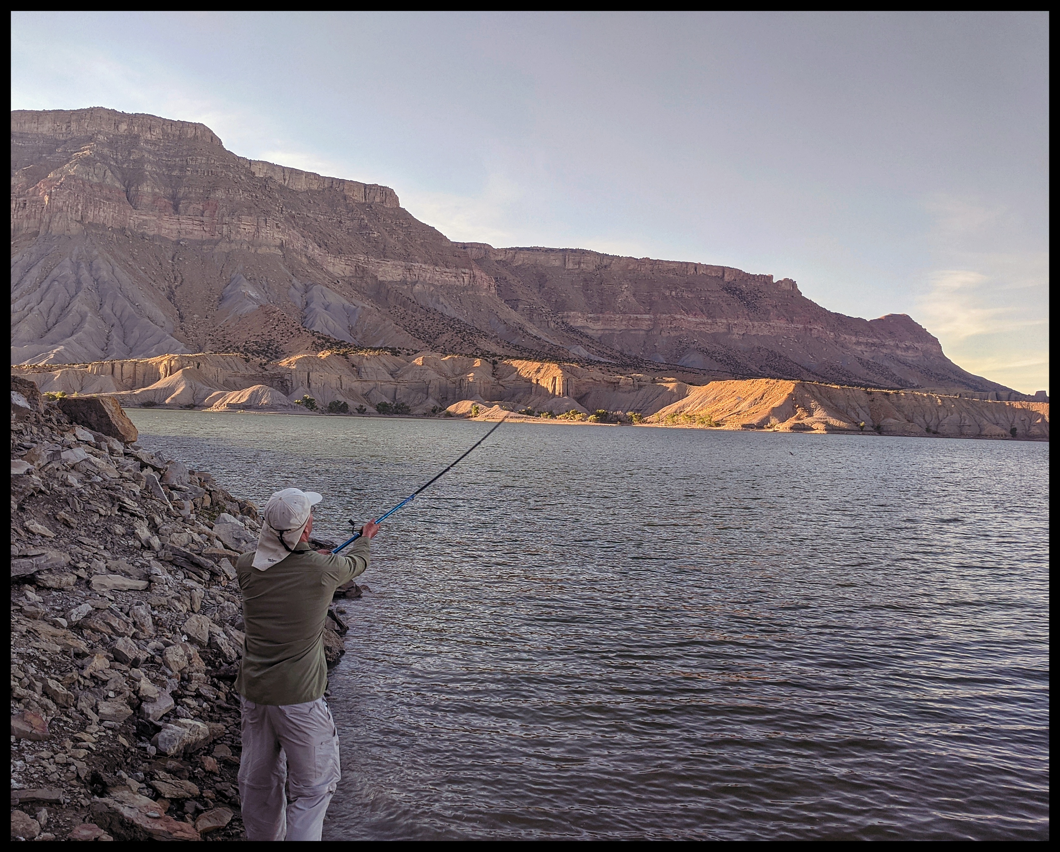 Millsite Resevoir Ferron Utah in 360 Degrees for Kayaking and Fishing