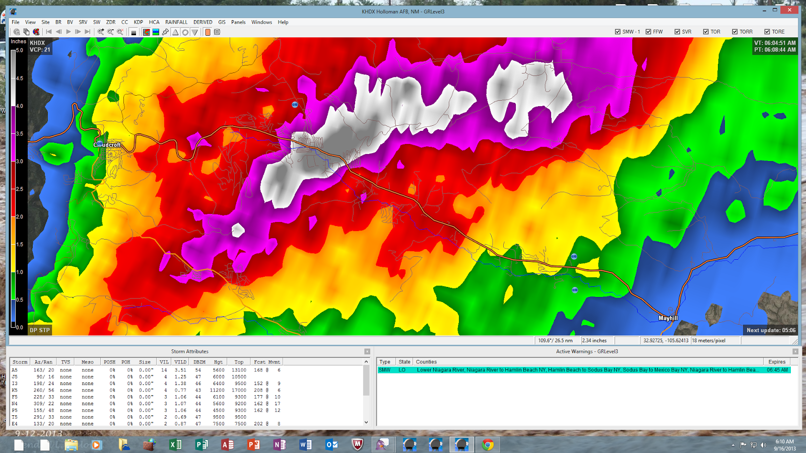 Flash Flooding Along The Rio Penasco & Rio Felix. 9152013.