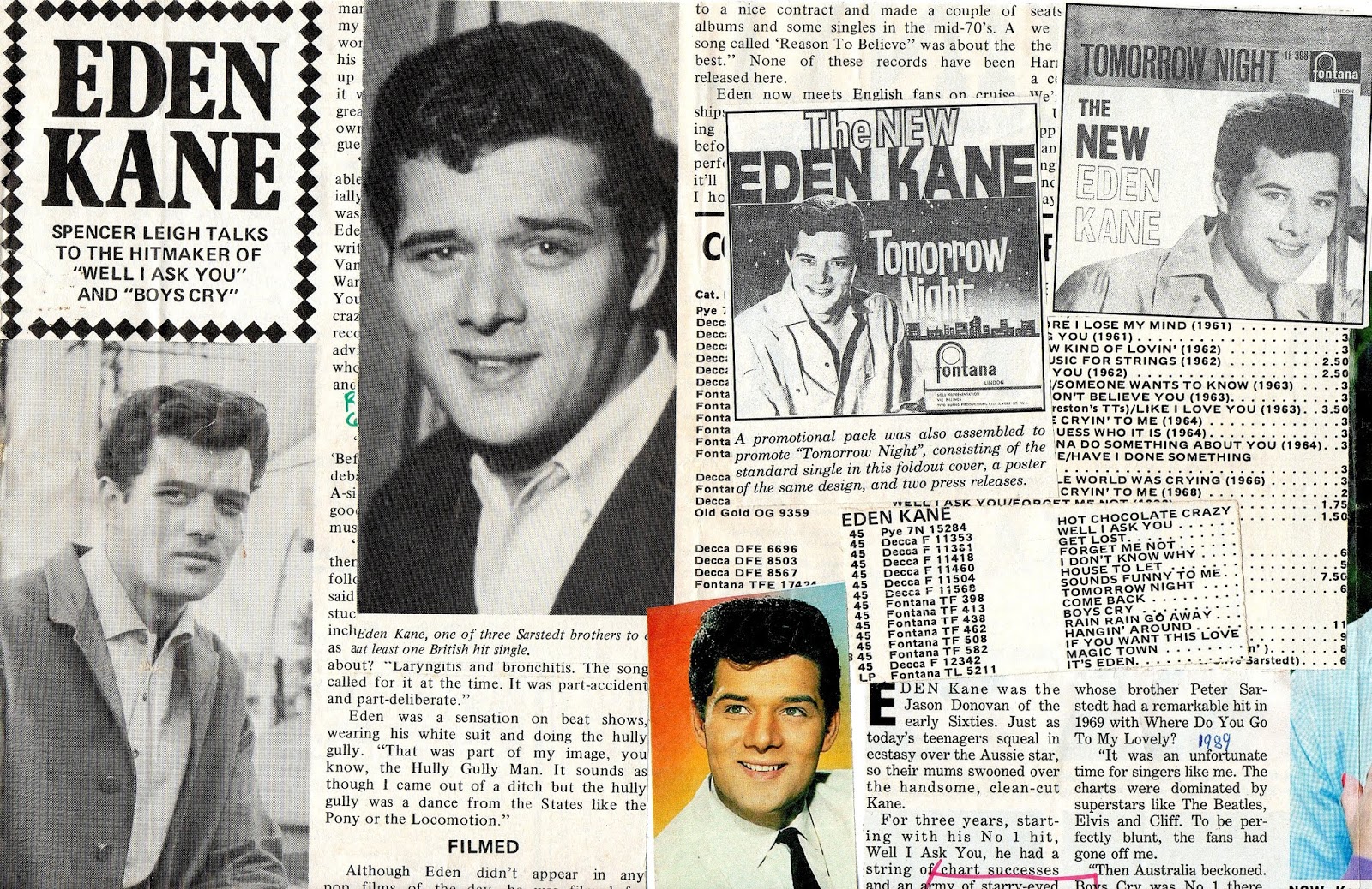 Eight Miles Higher Three Brothers Eden Kane Peter Robin Sarstedt three brothers eden kane peter