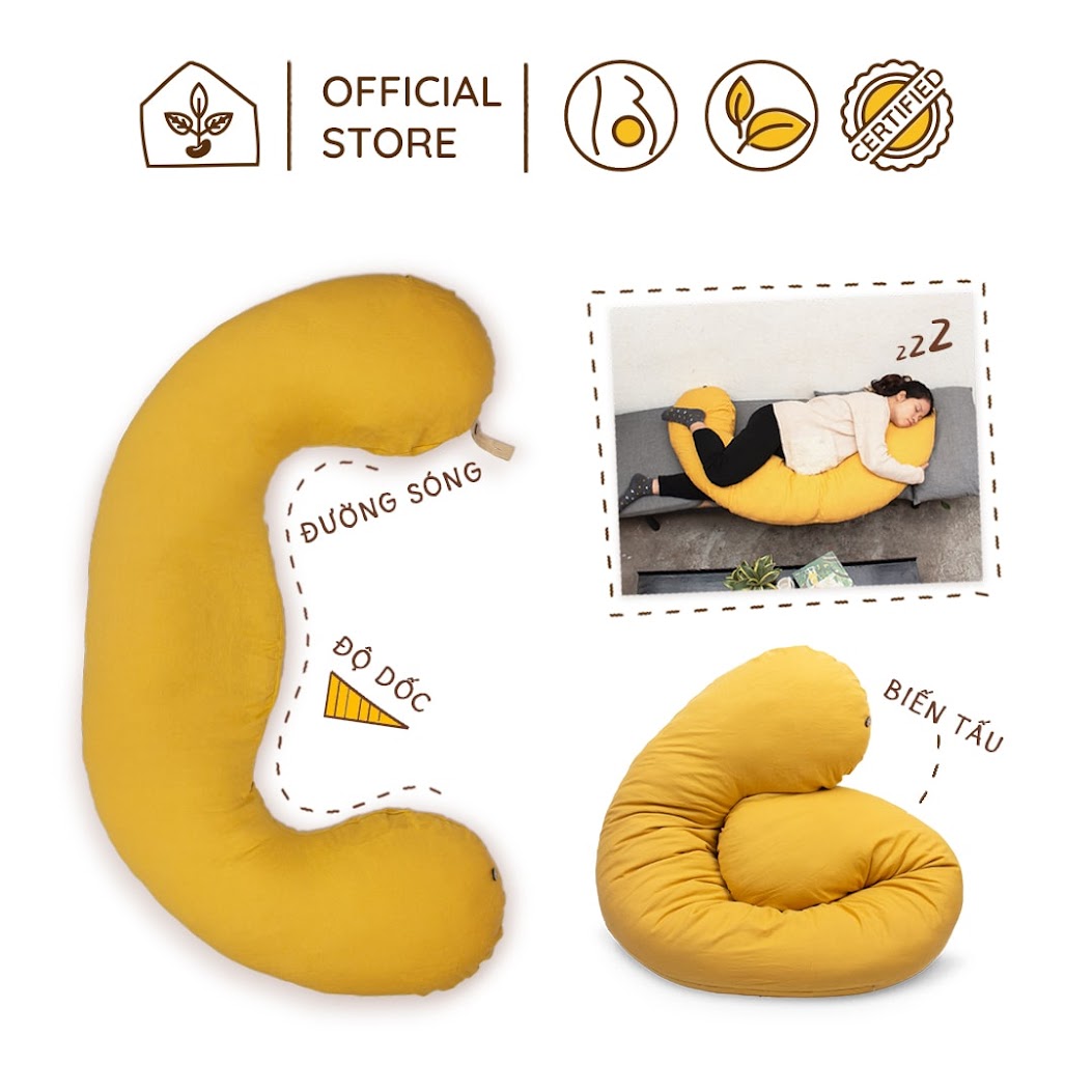 [A159] Những lợi ích tuyệt vời Gối bầu Đậu Khuyết mang lại cho Mẹ Bầu.