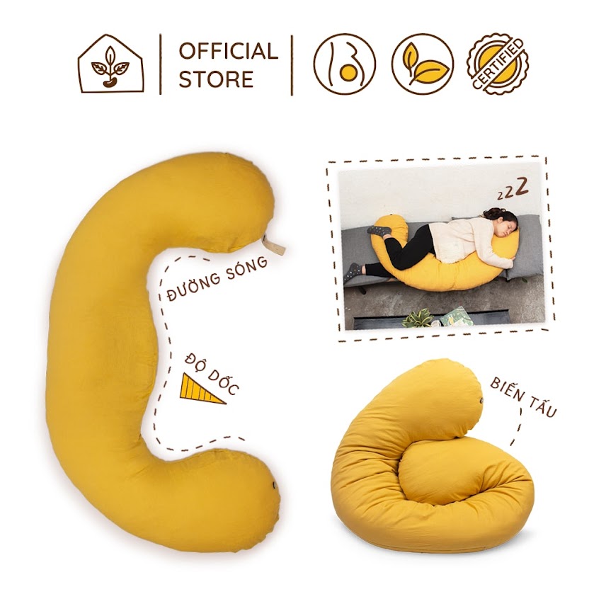 [A159] Gối dành cho bà bầu có ảnh hưởng đến em bé không