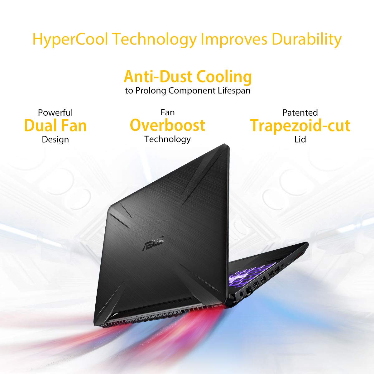 ASUS TUF Gaming FX505DT 15.6inch FHD Laptop, Ryzen 7 3750H, GTX 1650