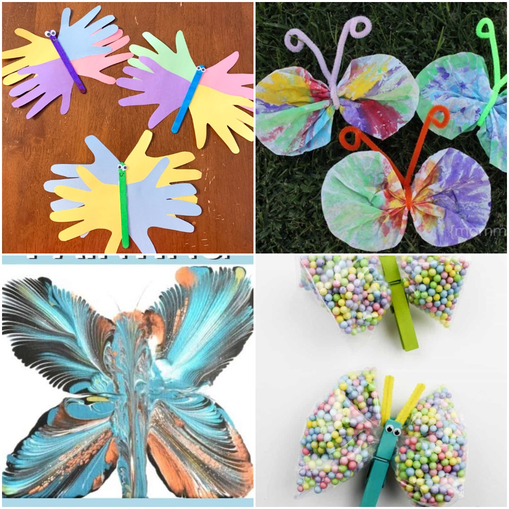 Butterfly Handprint Card  Toddler arts and crafts, Preschool crafts,  Handprint crafts