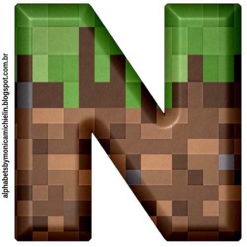 Monica Michielin Alphabets MINECRAFT ALPHABET LETTER PNG ALFABETO Monica Michielin Alphabets MINECRAFT ALPHABET LETTER PNG ALFABETO