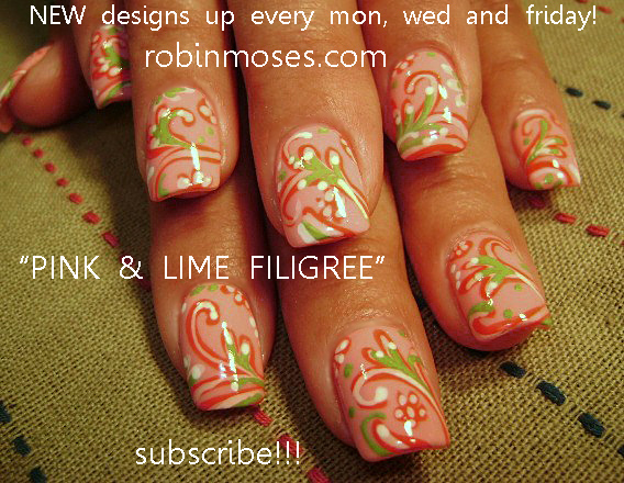 8. Light Pink and Floral Nail Designs - wide 7