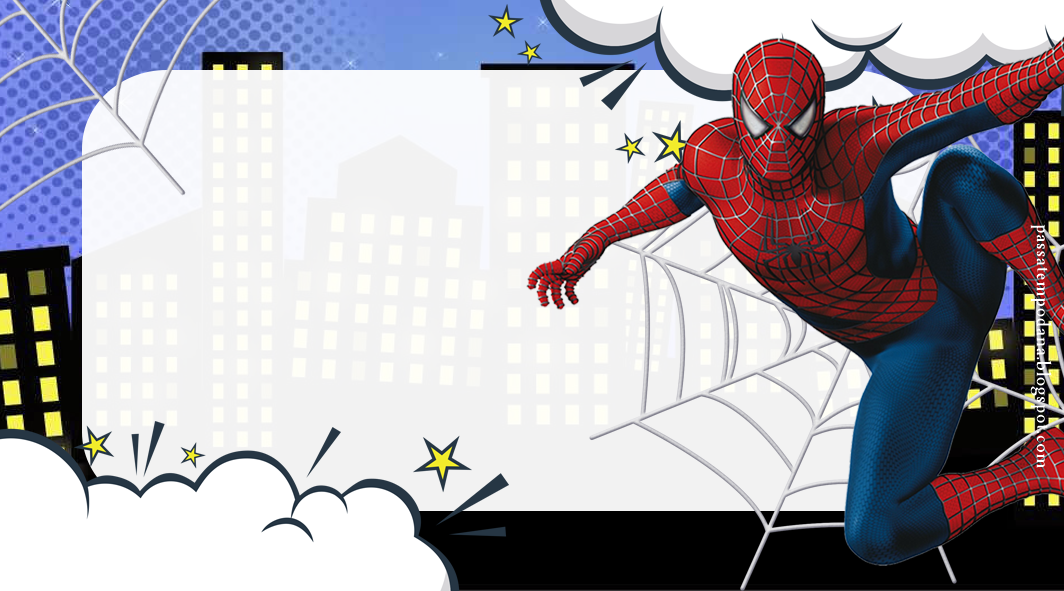 Tarjetas, Etiquetas o Invitaciones de Spiderman para Descargar Gratis. - Oh  My Fiesta! Friki