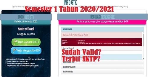 Info Gtk Semester 1 Tahun 2020 2021 Sinau Thewe Com