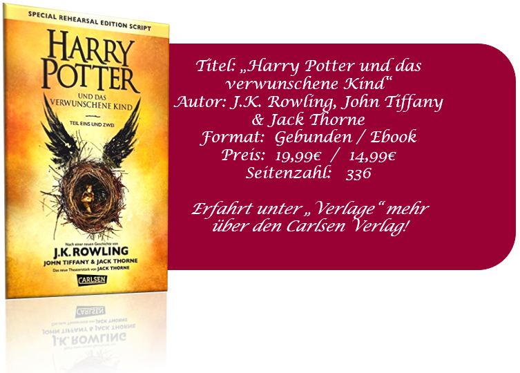 Reading is like taking a journey Rezension "Harry Potter und das verwunschene Kind"