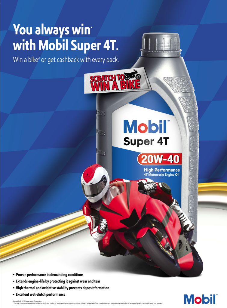 ExxonMobil Launches Mobil Super 4T 20W40 High Performance Motorcycle