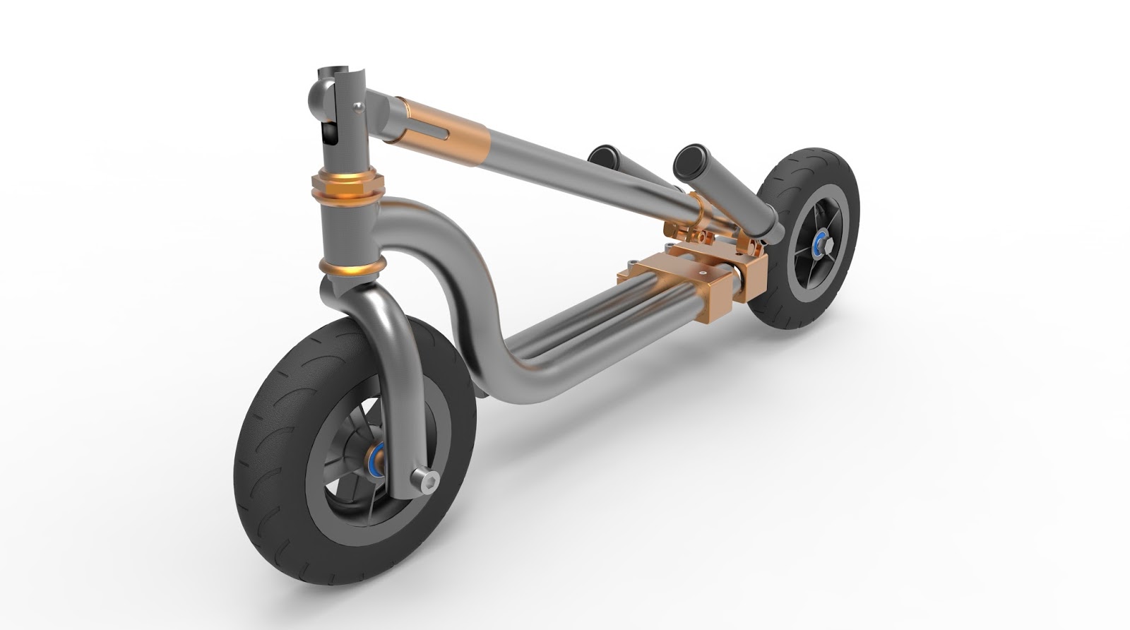 CrazyCAD Kick Scooter Compact and urban