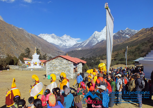 Mani Rimbu Festival in Tengboche Monastery