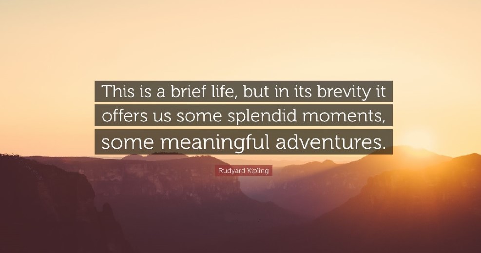 Just For A Brief Moment In Time