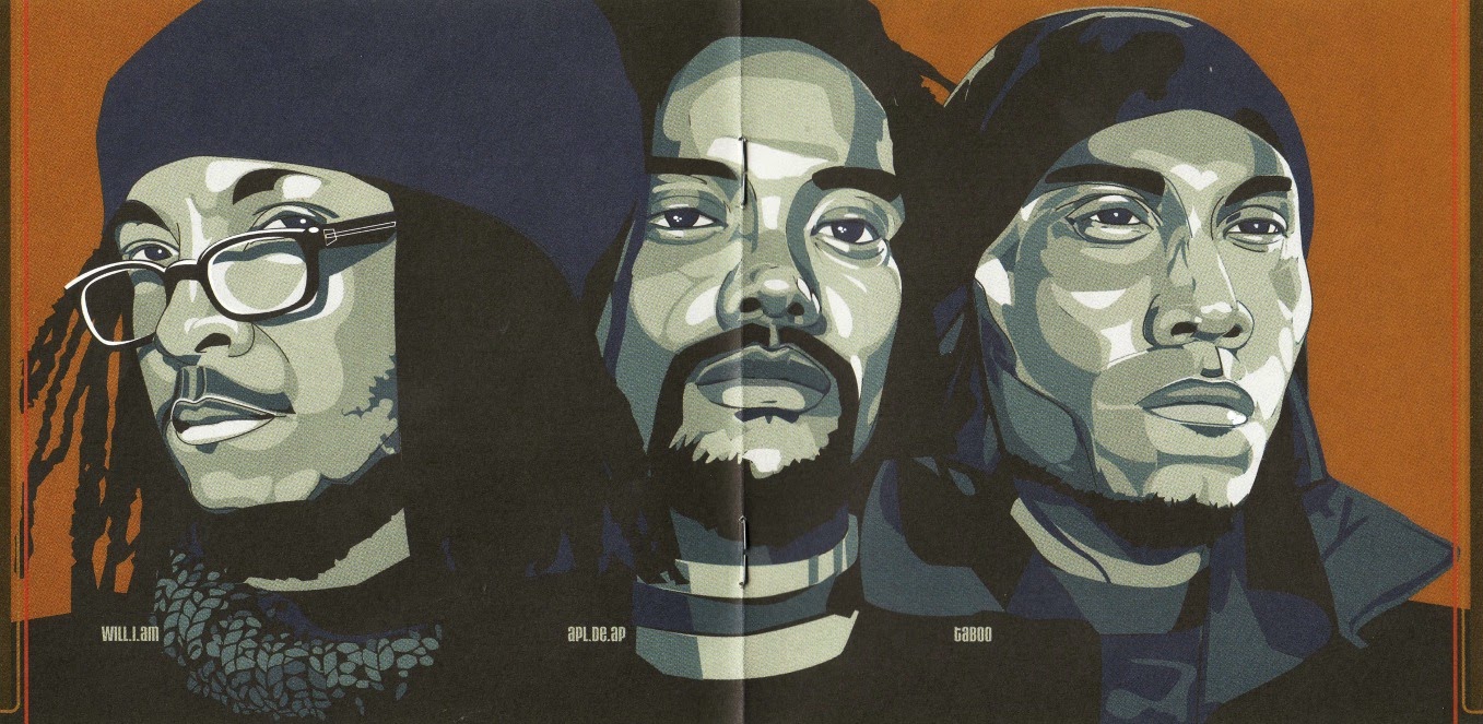 Encarte Black Eyed Peas Bridging The Gap Encartes Pop