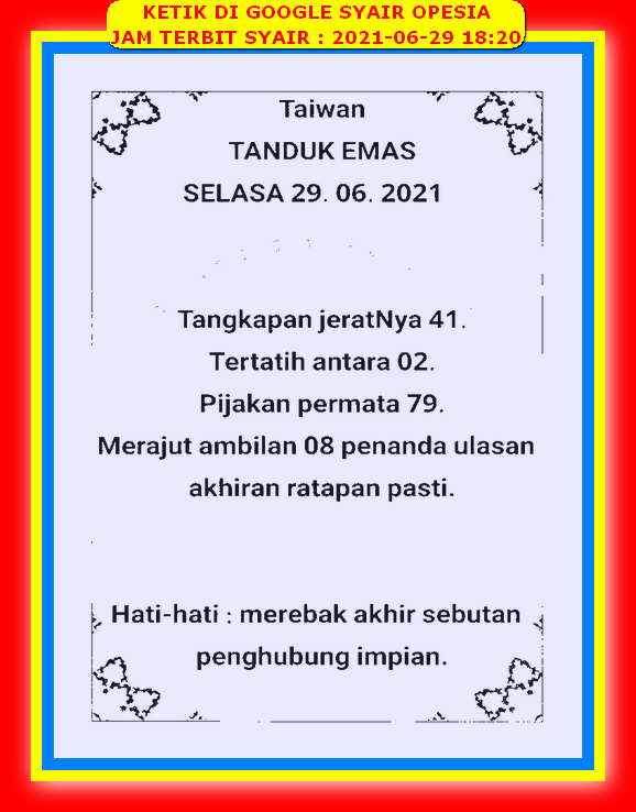 Syair Hk Malam Ini Selasa 29 Juni 2021 Opesia Official Syair Hk Malam Ini Selasa 29 Juni 2021 Opesia Official