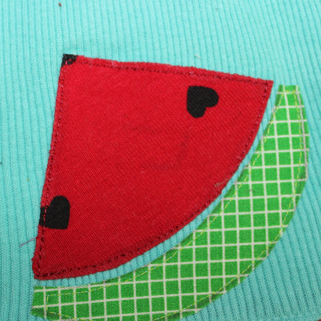 sew around an applique