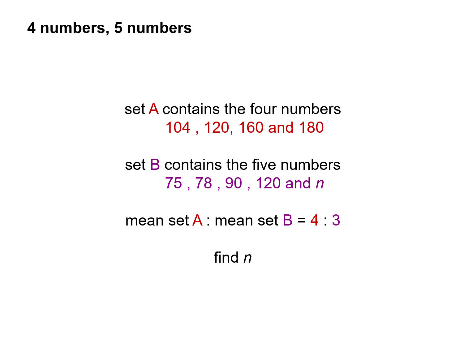 MEDIAN Don Steward mathematics teaching: small data set problems