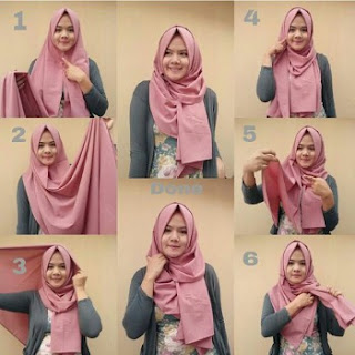 tutorial hijab pashmina kantor tutorial hijab pashmina kantor