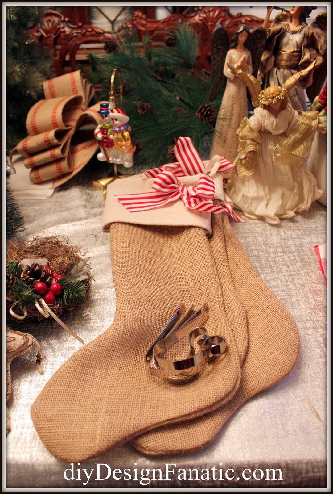 We bring up all the plastic containers from the basement, take the lids off and proceed to take