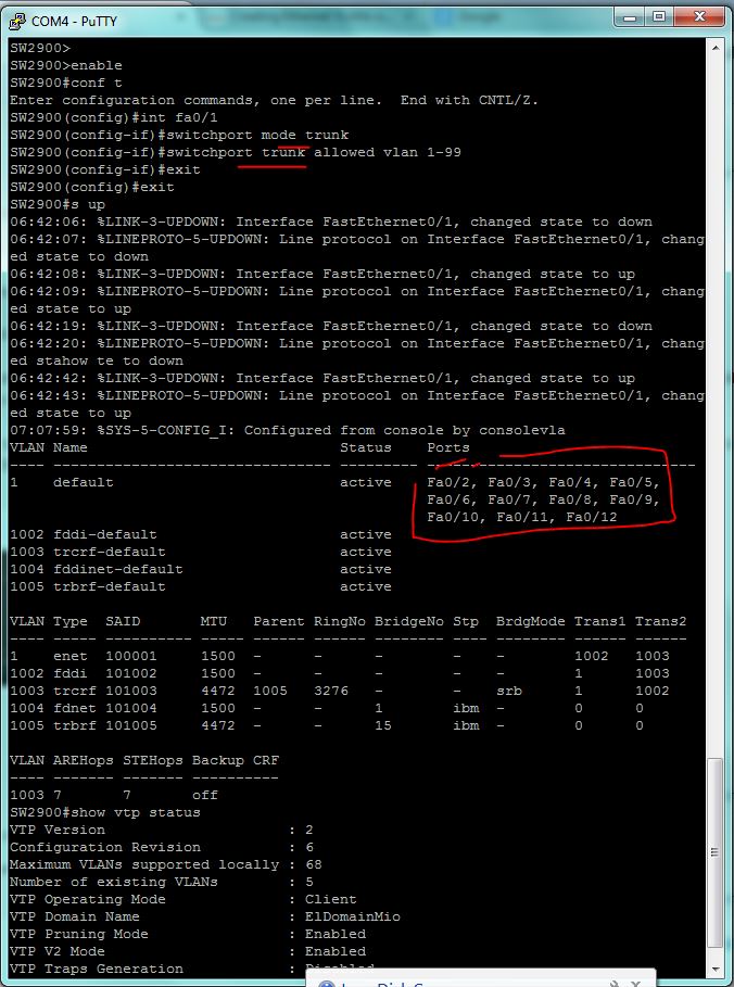Trunk lab with Real Cisco switch Cisco labs CCNA