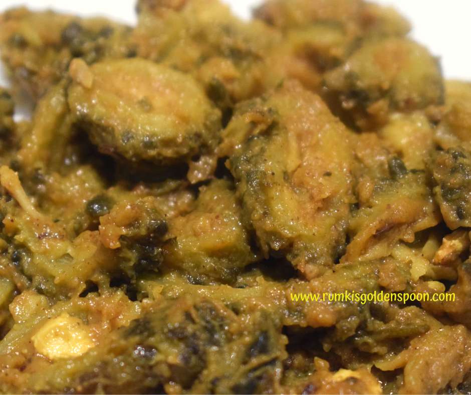 Indian Cuisine, Vegetarian Recipe, Vegan, Food Blog, Achari Karela (Bitter Gourd in Pickle Spices), Rumki's Golden Spoon