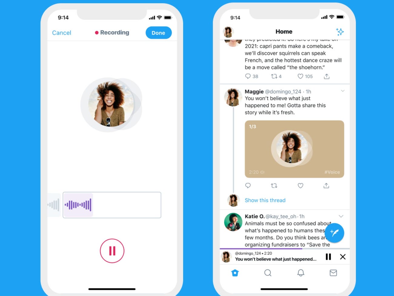 Twitter Intoduces Voice Tweets For iphone Users Only Twitter Intoduces Voice Tweets For iphone Users Only