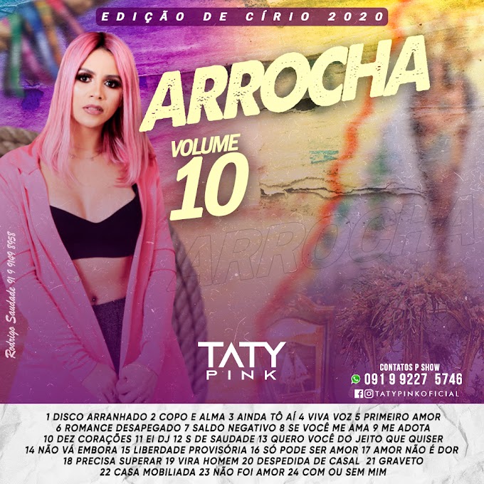 CD ARROCHA VOLUME 10 TATY PINK 2020