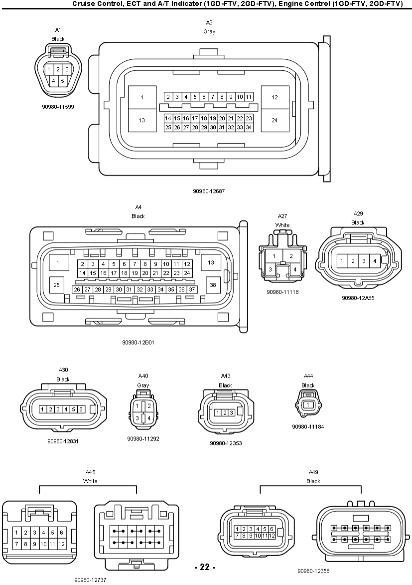 TOYOTA HILUX REVO WIRING - ENGINE: Hilux Revo Engine Control 1GD-FTV ...