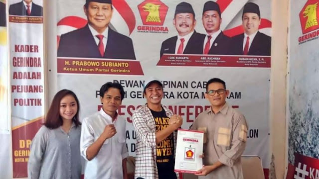 Ketua Projo Daftar Jadi Calon Wali Kota Mataram Lewat Gerindra Ketua Projo Daftar Jadi Calon Wali Kota Mataram Lewat Gerindra