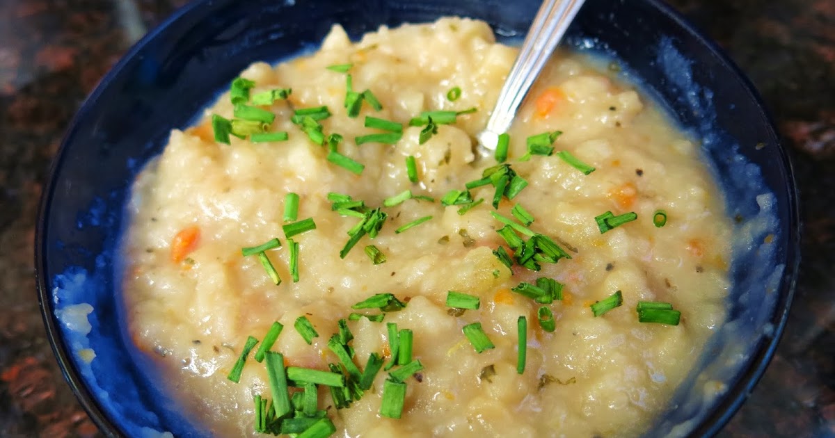 Egg Allergy Cooking: Skinny Potato Soup {Slow-cooker}
