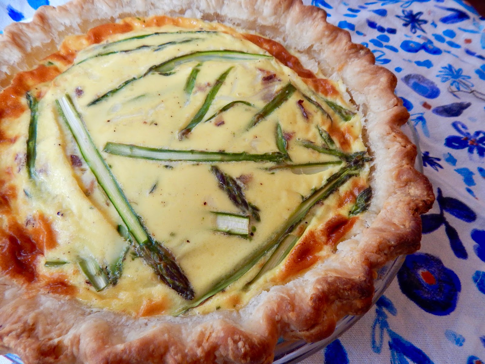 The Nerdy Chef Asparagus & Fontina Quiche